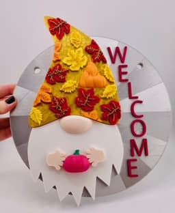 Magnetic Fall Hat For Modular Gnome Sign 3d model