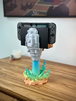 Rocket Dock Nintendo Switch - OLED & Classic Version 3d model