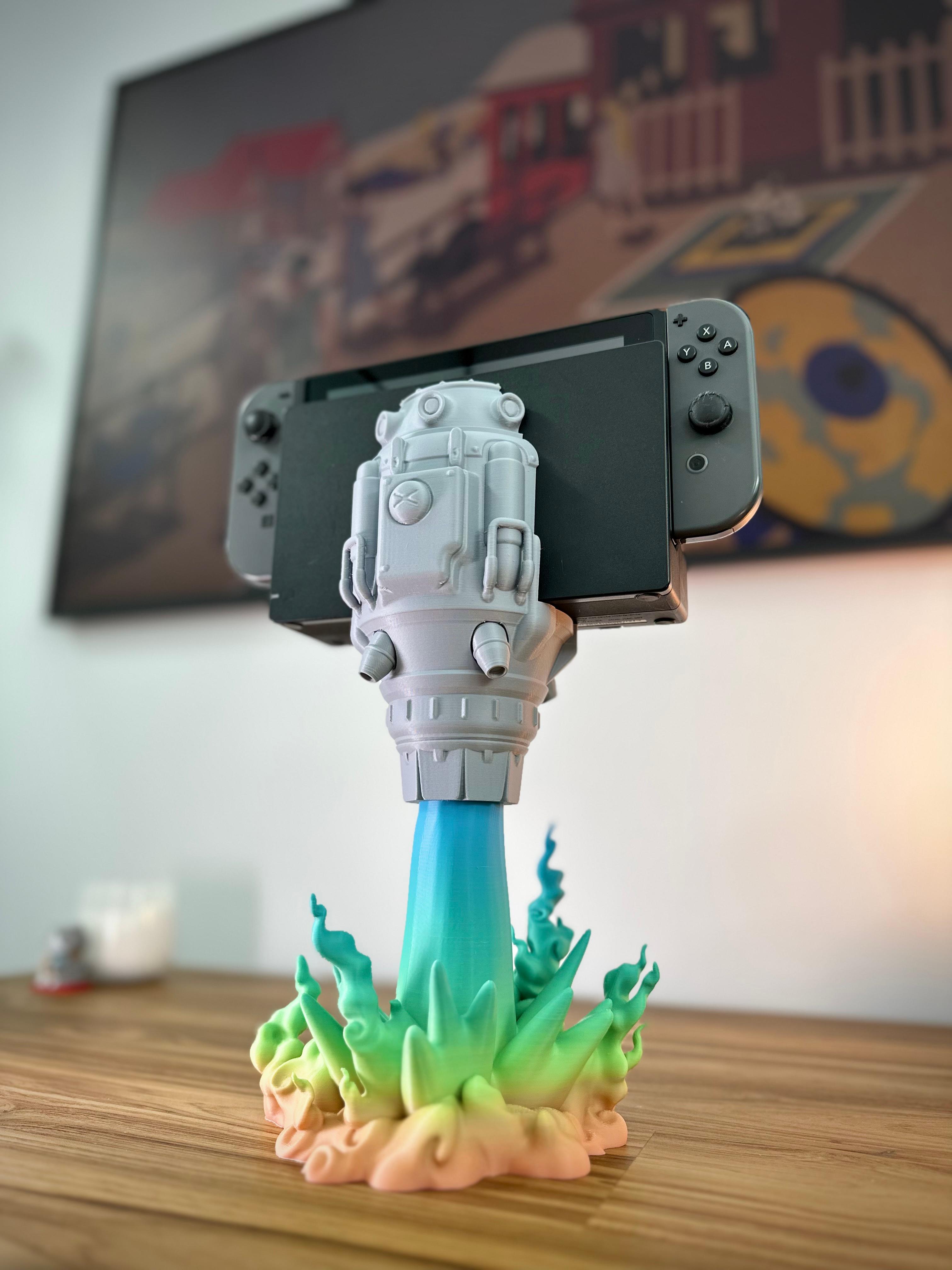 Rocket Dock Nintendo Switch - OLED & Classic Version 3d model