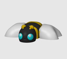 Articulated Bee 3d model