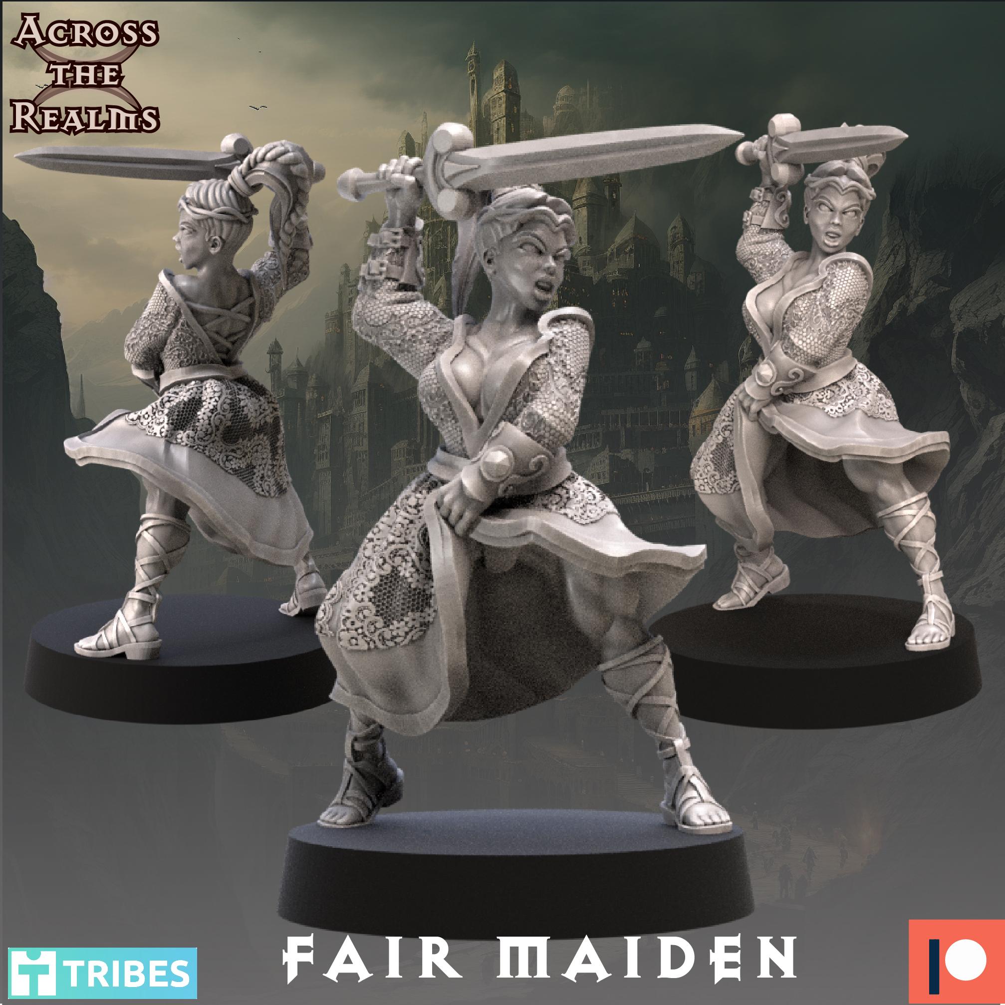 Fair Maiden 3d model