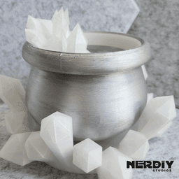 Crystal Cauldron Decor Bowl 3d model