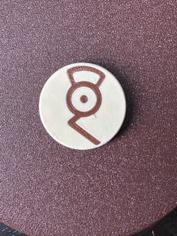 POKEMON UNOWN MMU FRIDGE MAGNET "G" 3d model