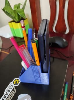 Pen_Desk_Organizer_Terom.stl - organization example, Thanks #flashforge and #thangs3d - 3d model