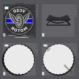 VCSO Motor Deputy Lightbox LED Lamp 3d model