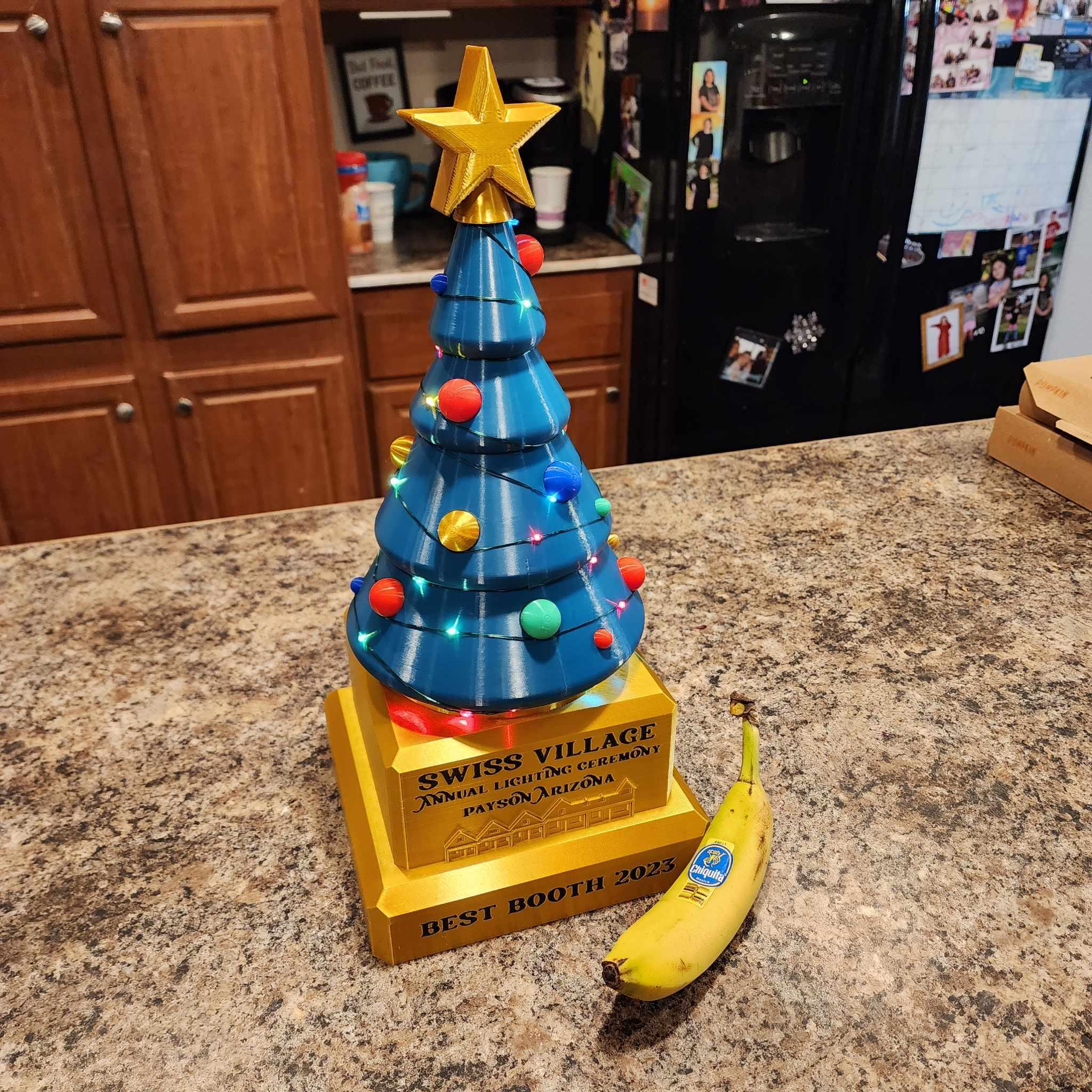 Christmas tree Trophy 3d model