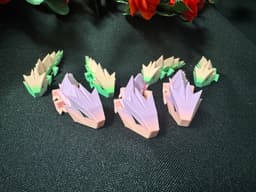 Mini Flexi Crystal Shard Dragon 3d model