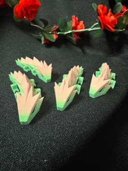 Mini Flexi Crystal Shard Dragon 3d model