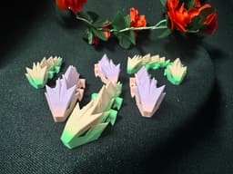 Mini Flexi Crystal Shard Dragon 3d model