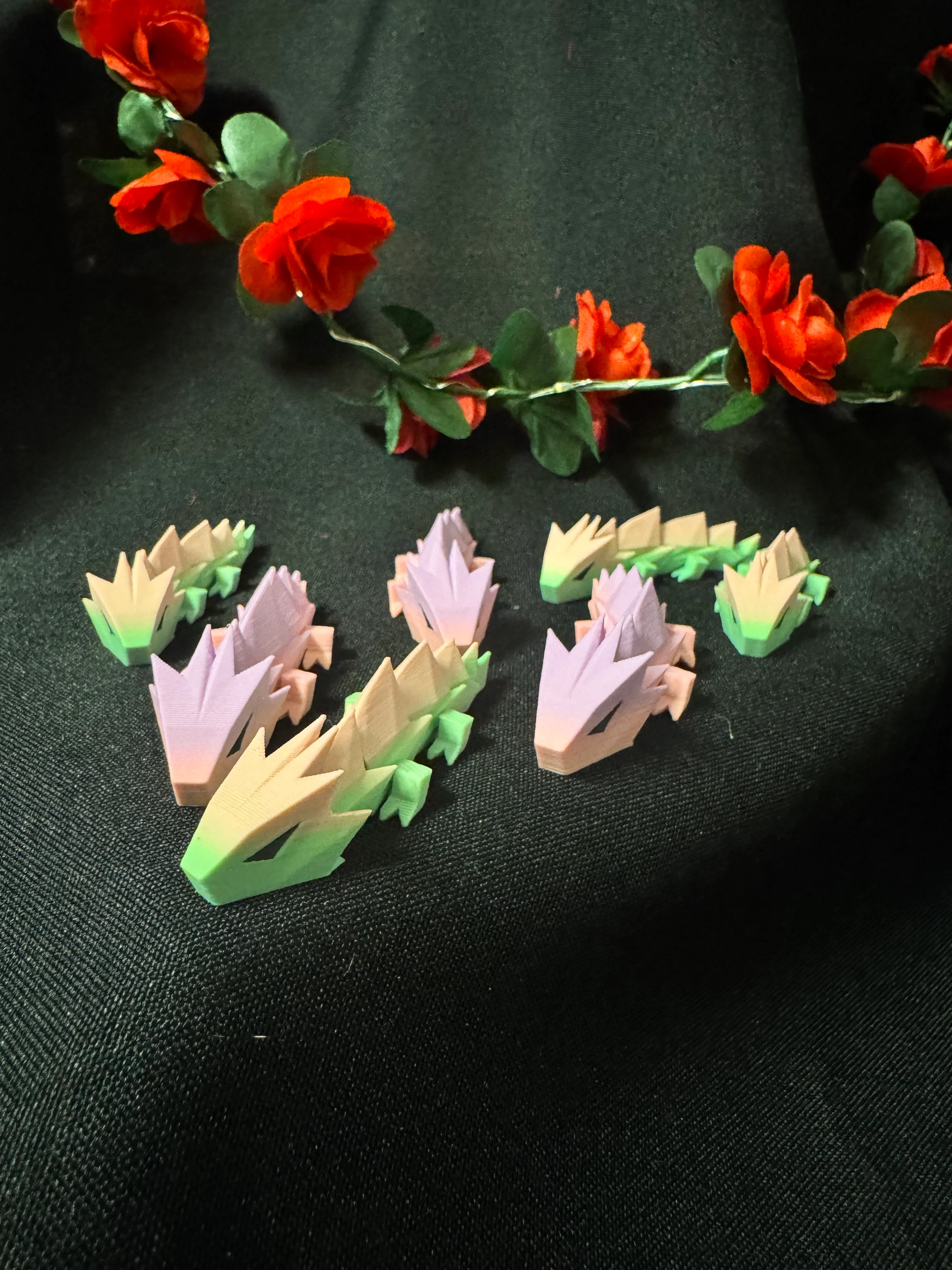 Mini Flexi Crystal Shard Dragon 3d model