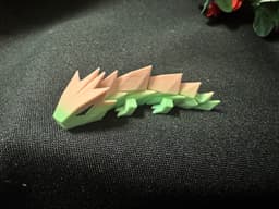 Mini Flexi Crystal Shard Dragon 3d model