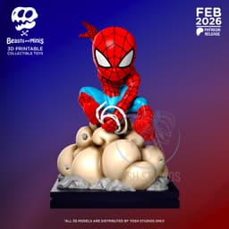 Ultimate Spider-Man Mini 3D Printer STL file 3d model
