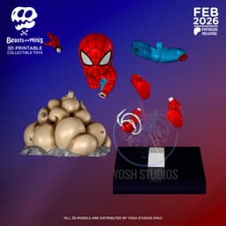 Ultimate Spider-Man Mini 3D Printer STL file 3d model