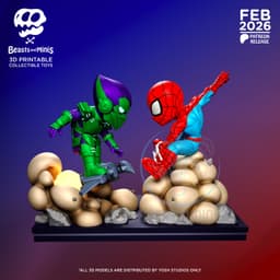 Ultimate Spider-Man Mini 3D Printer STL file 3d model