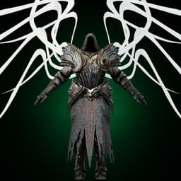 DIABLO 4 INARIUS ANGEL ARMOR SET life size cosplay - Diablo Fan Art 3d model