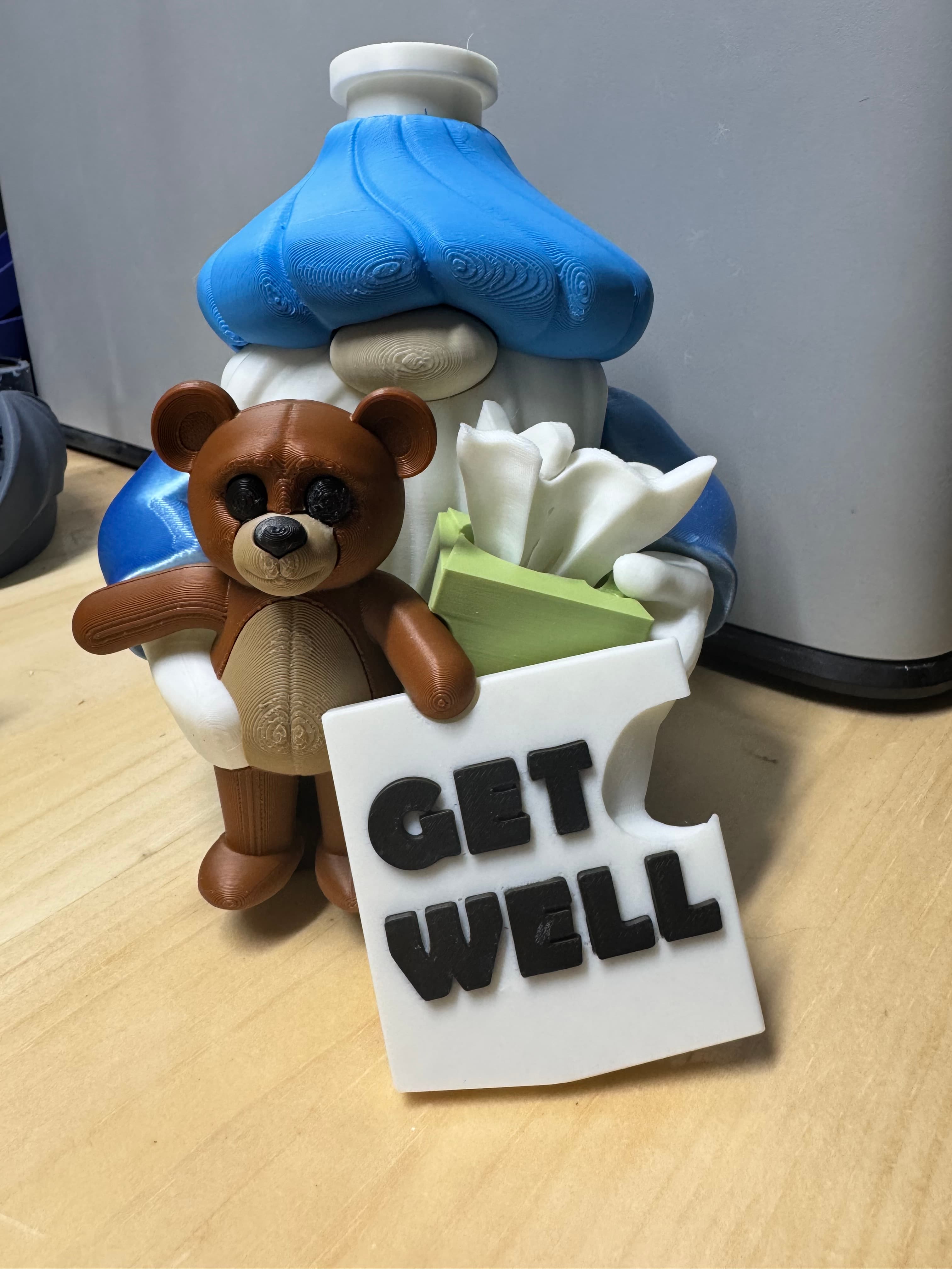 I think this is the cutest gnome. Print at your own risk though…I was healthy when I started printing then ended up getting sick by the end of the weekend. Lol.