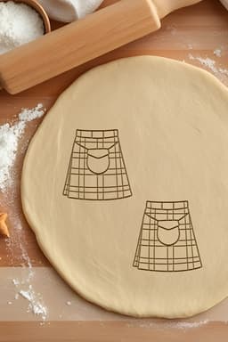 Kilt Cookie Cutter, Biscuit Cutter 3d model