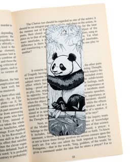 Giant Panda Bookmarks 3d model