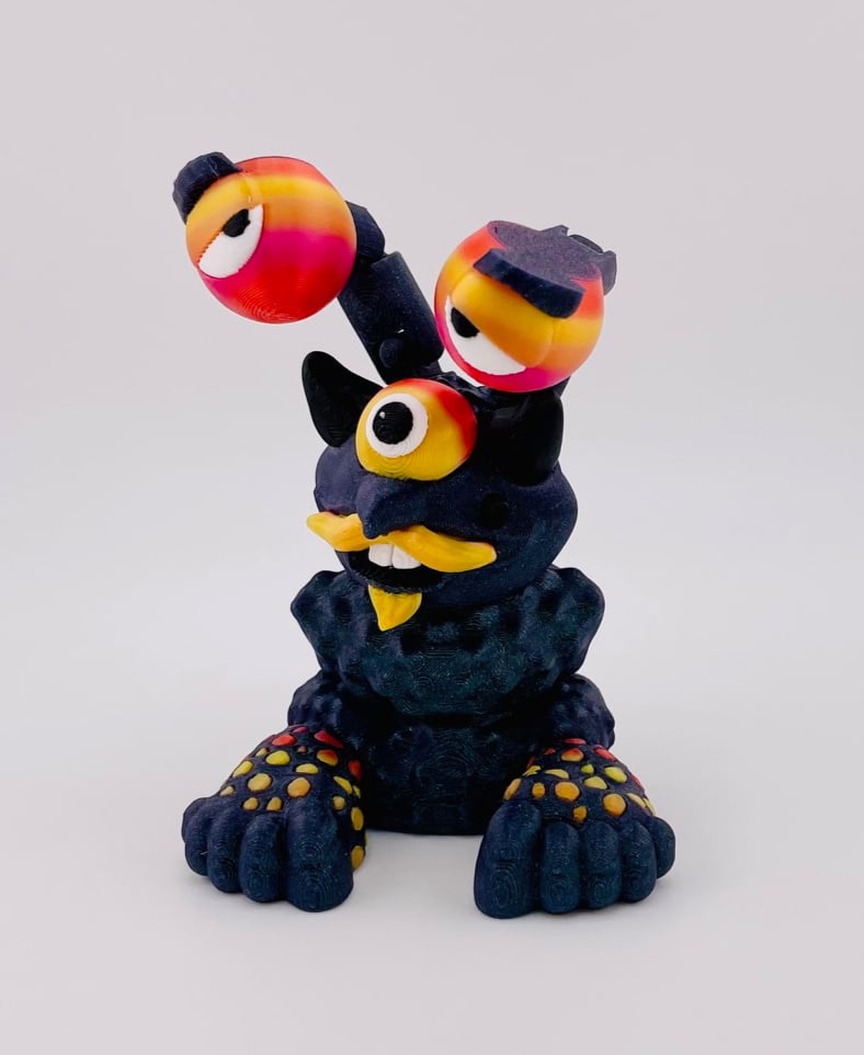My Dream Monster -Cyclops Mustache 3d model