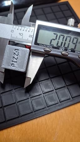 Calibration Cube + Dice "Fast food Order" 3d model