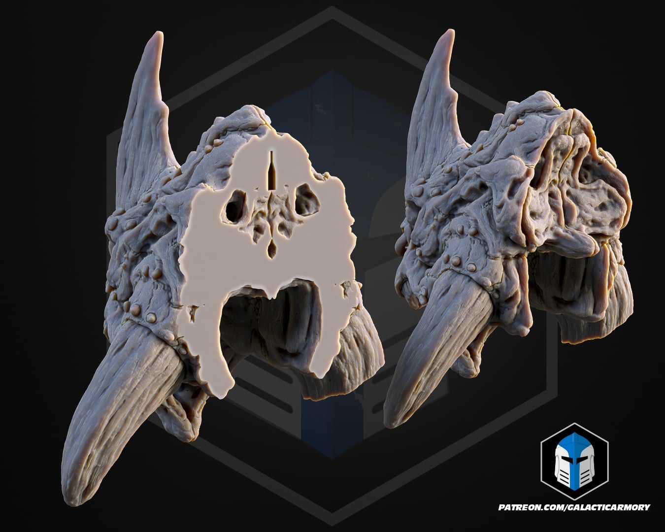Reek Skull Trophy - 3D Print Files 3d model