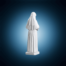 Saint Faustina Holding Rosary 3d model