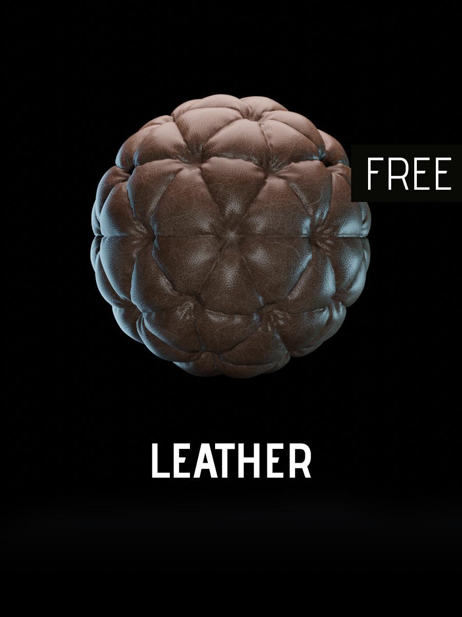 Leather 3d model