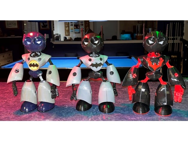 Super Hero Robots 3d model
