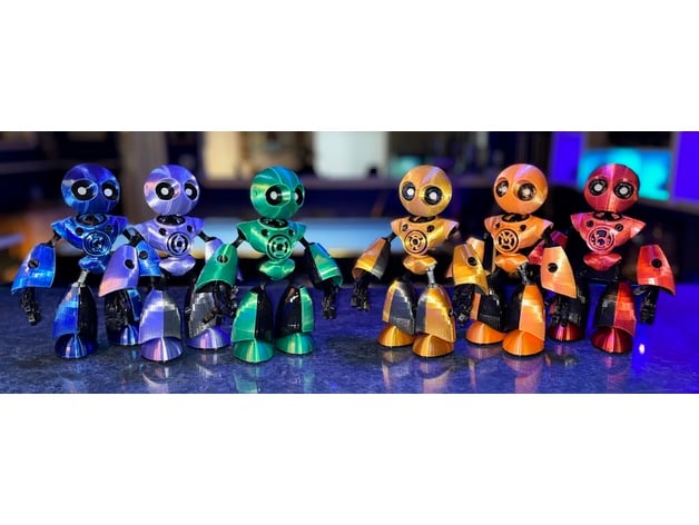 Super Hero Robots 3d model