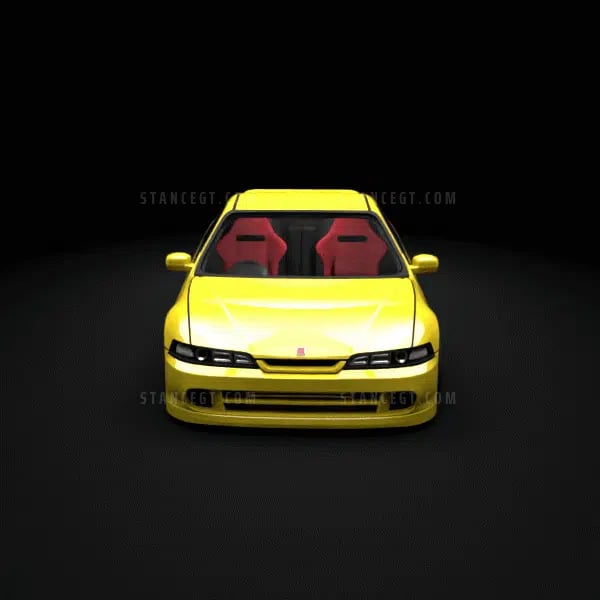 INTEGRA DC2 TYPE R | MODEL KIT CAR 3d model