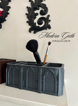 Modern Goth All in One Organizer Gothic Home Decor Desk Organizer 3d model