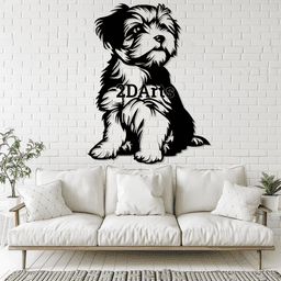 Maltese Dog 2D Wall Art/Window Art 3d model