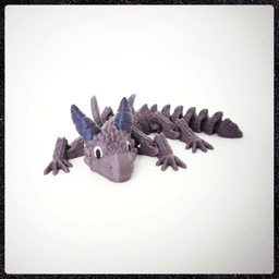 Scaly Baby Dragon 3d model
