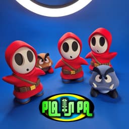 Jawa Shy Guy, Multipart 3d model