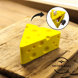 Swiss Cheese Slice Container 3d model