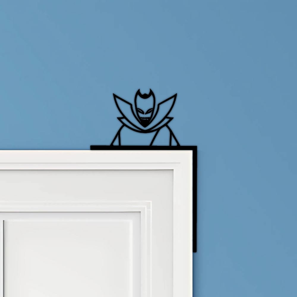 Dracula Door Corner Decor 3d model