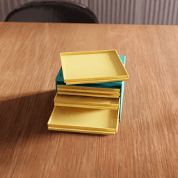 Multi-Layer Desktop Drawer Organizer 3d model