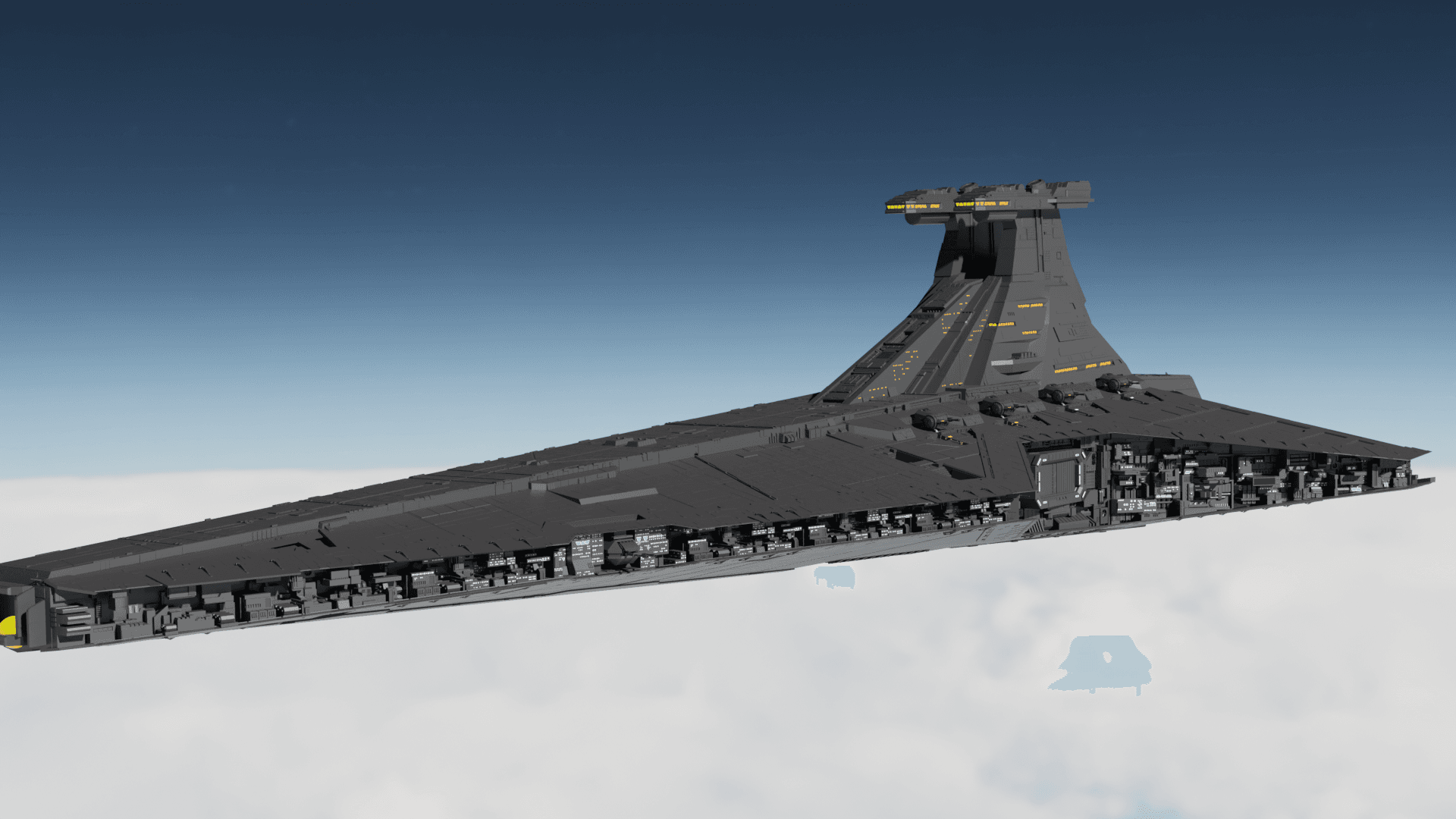 Shiva class Capital Battlecruiser 3d model
