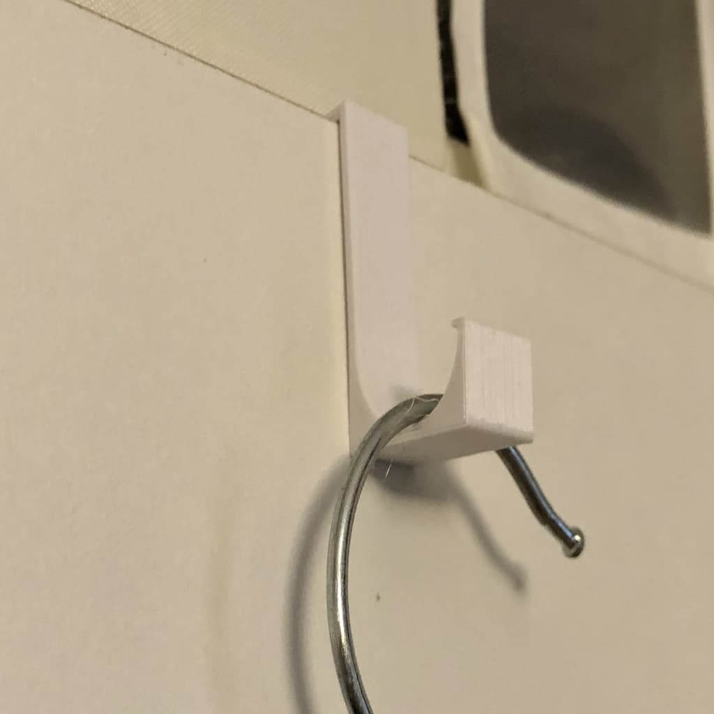 Wardrobe Door Hook 3d model