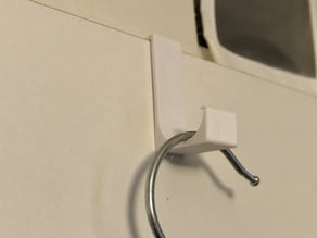 Wardrobe Door Hook 3d model