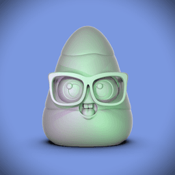 Nerdy Corn 3d model