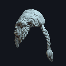 Thornak v1 Action Figure Head 3d model