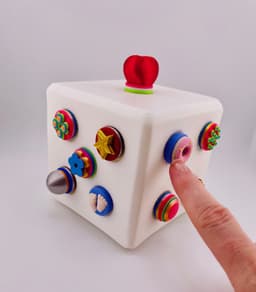 Super Duper Dice Clicker Fidget for Cool Kids 3d model