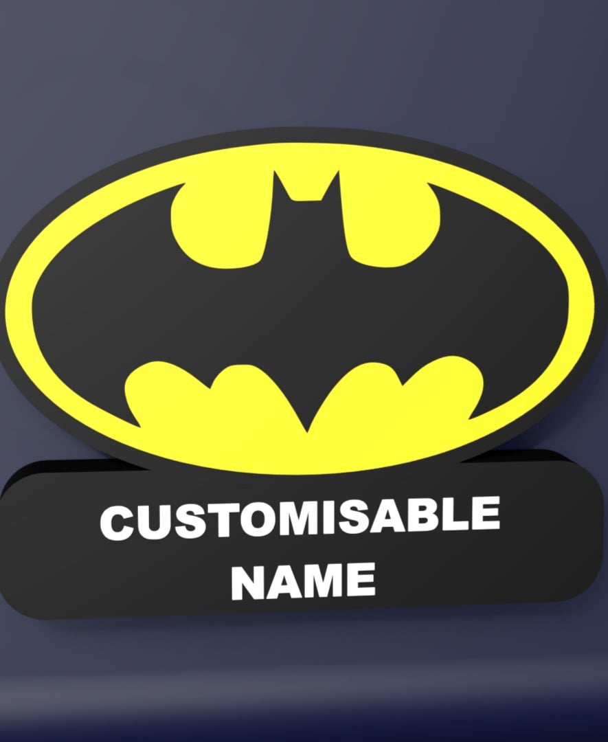 Bat Signal - LED Strip compatible 3d model
