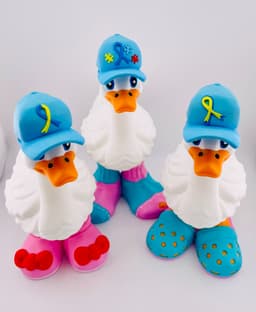 Awareness Ribbon Hats Goose Gear for Porch Goose 3d model