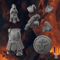FREE STL: Grimworld: Battle for Underholme (Voidland Dwarves) 3d model