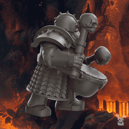 FREE STL: Grimworld: Battle for Underholme (Voidland Dwarves) 3d model