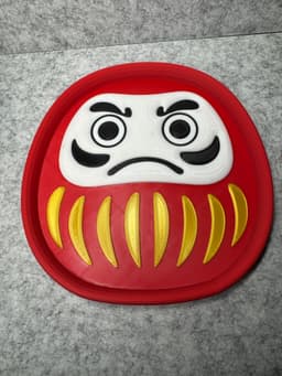 Daruma Wish Guardian Trinket Dish 3d model