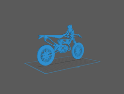 KTM - EXC Wall Art 3d model