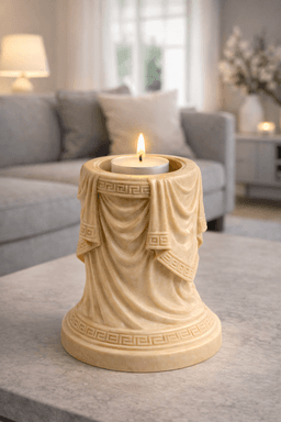 Greek Column Candle Holder STL | Ancient Roman Decor 3d model